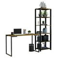 Conjunto de Mesa Industrial + Estantería